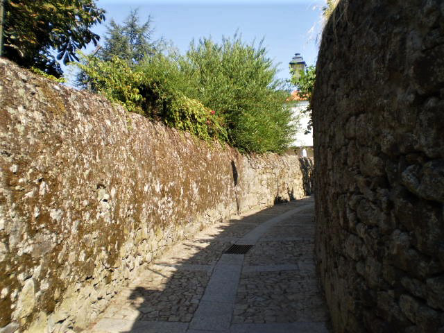 Inside the walls of Lamego Castle.