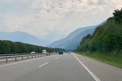 Switzerland 2021 – On the Swiss motorway
