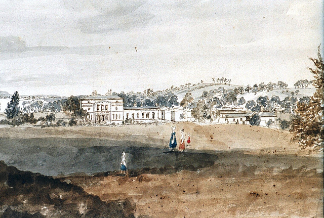 Lough Crew, Meath, Eire (Demolished) From a mid c19th watercolour