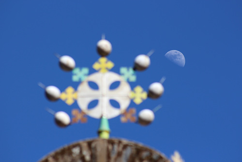 Moon Over Debre Berhan Selassie Church