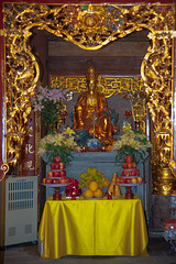 Inside the temple on Fansipan top station