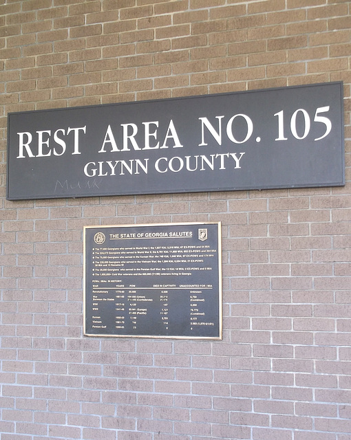 Rest area No.105 / Glynn County
