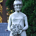 Bride in Greenwood Cemetery, September 2010