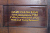 IMG 9794-001-Dame Diana Rigg Plaque