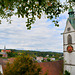 St.Johann Kirche Laufenburg Schweiz, Blick zum Deutschland