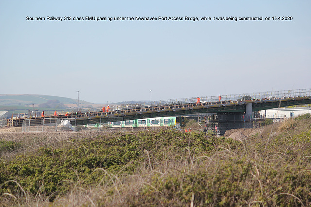 Newhaven Port access bridge 15 4 2020 g
