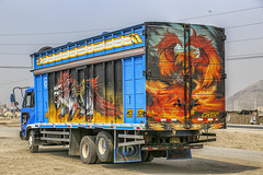 Art on a truck