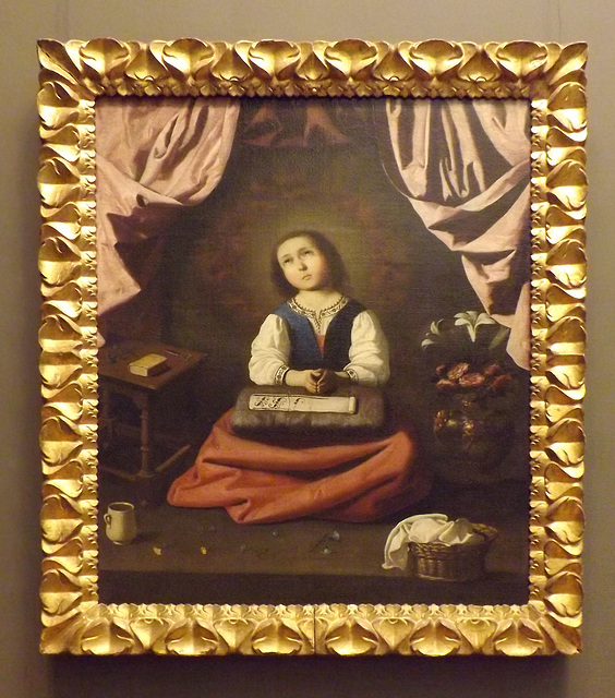 The Young Virgin by Zurbaran in the Metropolitan Museum of Art, February 2014