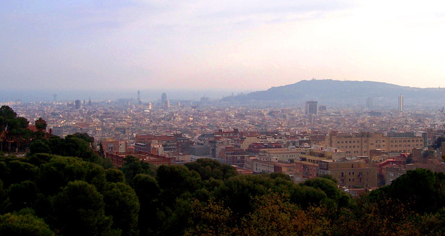 ES - Barcelona - Blick vom Parc Güell