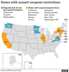 msa - assault weapon bans by state