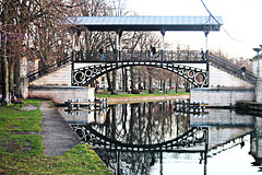 La Passerelle  Napoléon du parc de la Citadelle. Lille