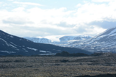 Landscape of Svalbard to the West of the Settlement of Pyramiden