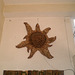 Sun made out of cork stoppers.