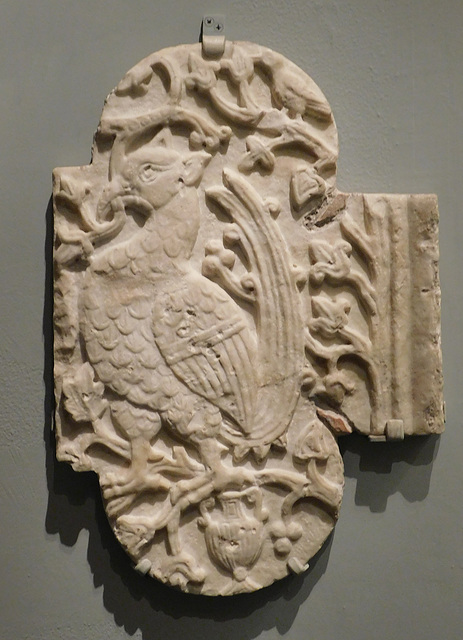 Marble Relief of Birds in the Metropolitan Museum of Art, September 2018