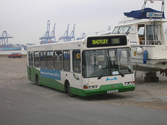 Ipswich Buses 133 (R133 FBJ) at Shotley - 13 Oct 2008 (DSCN2503)