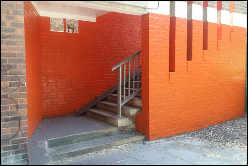 council's eyesore orange paint