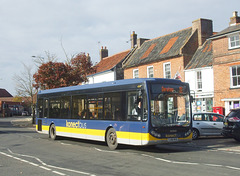 DSCF5194 Konectbus 408 (YJ56 WVB) in Swaffham - 20 Oct 2018
