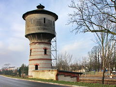 Grevesmühlen, Wasserturm am Bahnhof