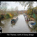 The Thames north of Osney Bridge - Oxford - 18.11.2014