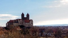 Quedlinburg: Blick vom Münzberg zum Schlossberg