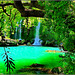 Kursunlu : il laghetto si colora del verde circostante
