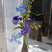 Iris, Mimosa and Forsythia.  All fake, but rather lovely
