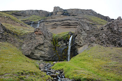 Iceland, Cascades of Hengifoss Waterfall Right Branch