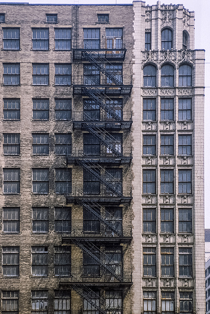 Chicago - fire stairs - 1986