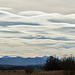 Lenticular (?) clouds over the mountains