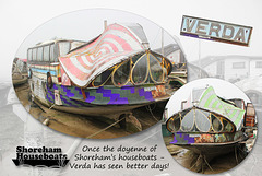 Verda on hard times - Shoreham Houseboats - 9.4.2015