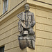 München, Street Corner Statue