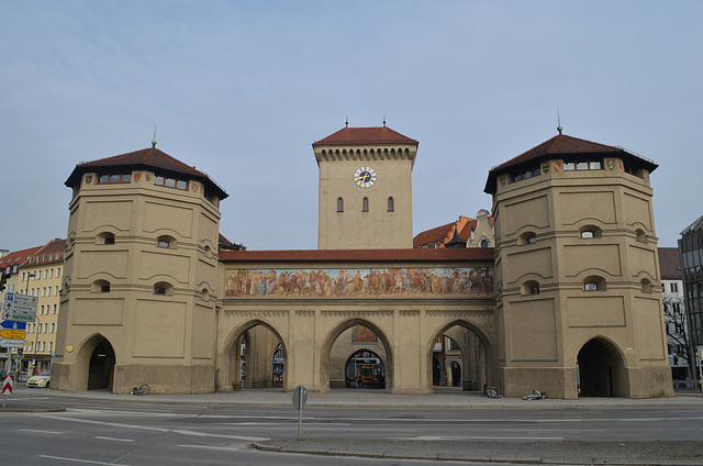 München, Isartor - the Eastern Gate of the Historic City