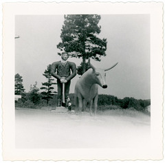 Paul Bunyan and Babe the Blue Ox, Ossineke, Michigan