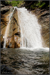 Wasserfall am Coll del'Agnello