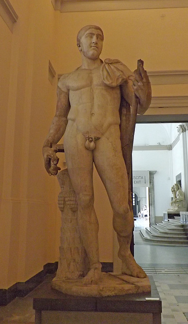 Portrait of Alexander Severus with a Body of the Diomedes Type in the Naples Archaeological Museum, July 2012