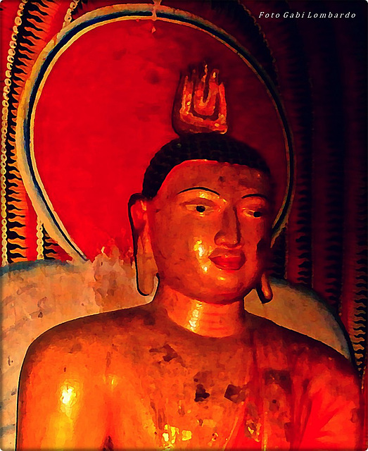 the red Buddha (Cambodia)