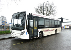 Coach Services YX14 RXK at Mildenhall - 21 Feb 2024 (P1170520)