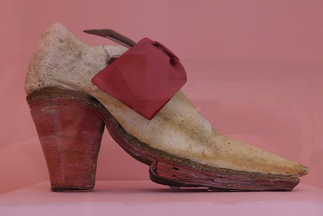 Baroque White and Red Shoe in the Metropolitan Museum of Art, August 2019