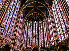 Paris (75) 21 juin 2019. Sainte-Chapelle. (13e siècle).