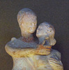 Detail of the Terracotta Couple in the Louvre, June 2013