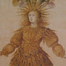 Detail of Louis XIV as the Sun Costume Drawing in the Metropolitan Museum of Art, August 2019