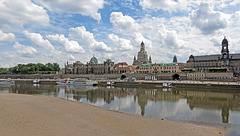 Dresden, Terrassenufer, Anlegestelle der "Weißen Flotte"