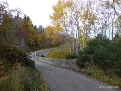 The old military road over the Dulsie Bridge