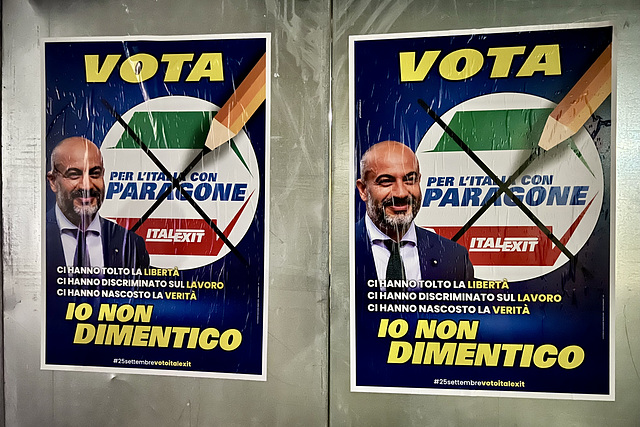 Venice 2022 – Election poster for Italexit