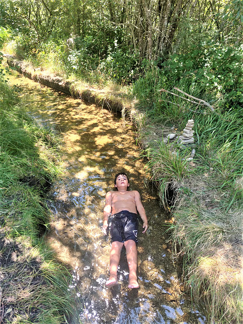 Francisco said the Gerês stream water is too cold, even on hot days
