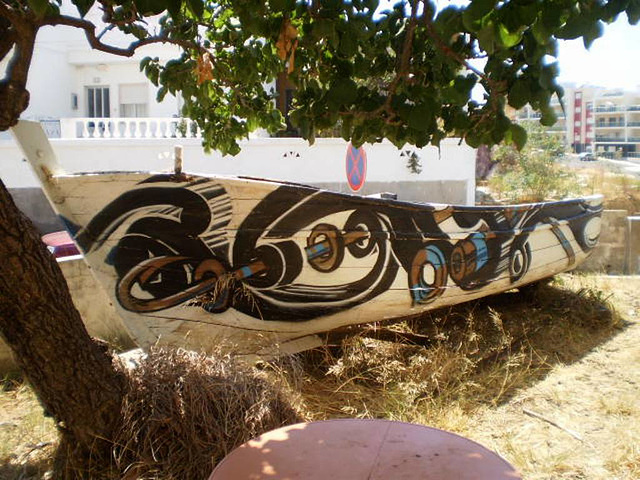 Boat painted by Pantónio.