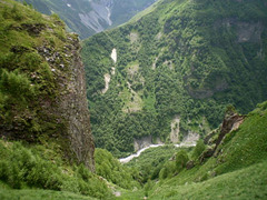 Overview to the canyon.
