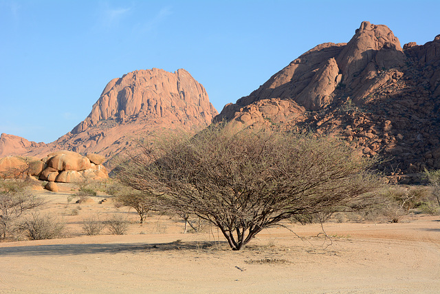 Namibia, Spitzkoppe Mountain Landscape