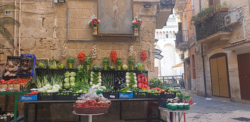 Fresh Produce Stall, Bari