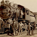 Locomotive 1524 and Its Crew